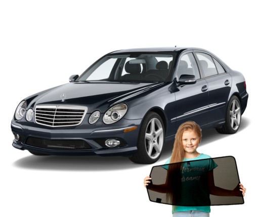 ZASŁONKI NA MAGNESACH MERCEDES E-KLASA W211 SEDAN