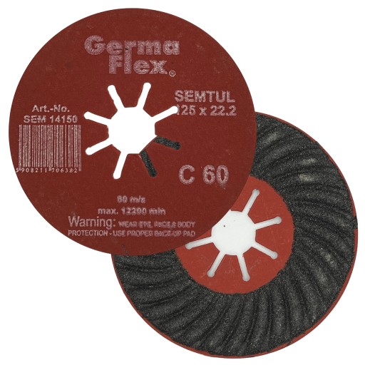 TARCZA DO SZLIFOWANIA GLAZURY KAMIENIA CERAMIKI GRESU SEMTUL 125mm gr. 60