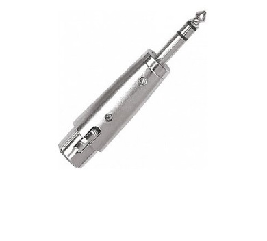 Przejście wtyk jack 6,3 stereo gniazdo XLR 3p(2990