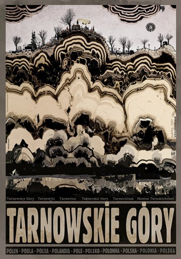 Tarnowskie Góry Kaja Plakat CZARNA RAMA 68x98cm