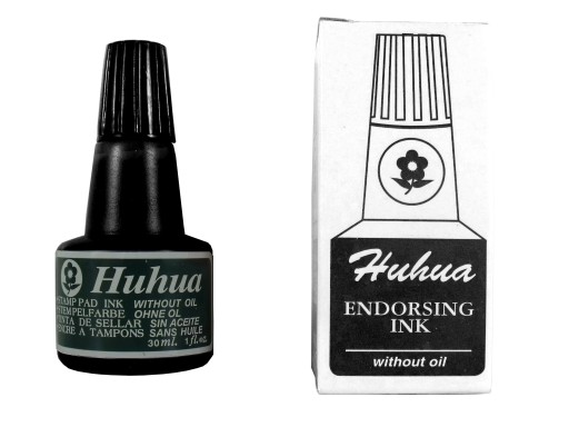 TUSZ DO STEMPLI PIECZĄTEK HUHUA 30ML CZARNY