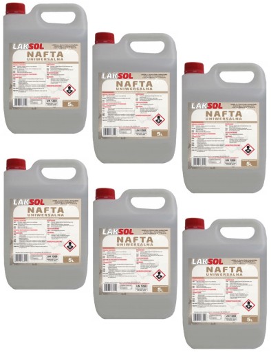 NAFTA 6x5L UNIWERSALNA do PIECYKÓW LAMP ŚWIETLNA