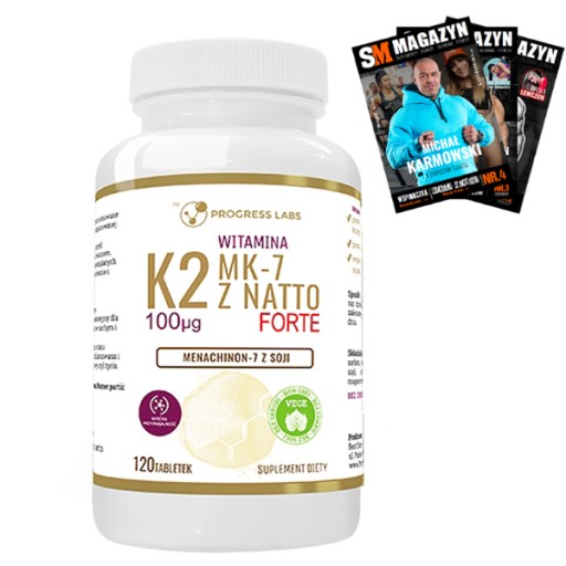 WITAMINA K2 MK-7 Z NATTO 100mcg FORTE 120 tab