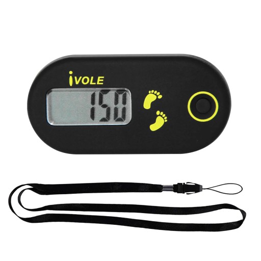 3D Digital Pedometer Mini Simple Walking Step Counter Men Women 3D Digital