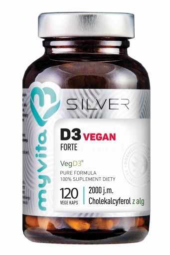 Witamina D3 VEGAN Silver MY VITA 120k wegańska