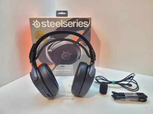 SŁUCHAWKI WOKÓŁUSZNE - STEELSERIES ARCTIS PRIME / KOMPLET / BDB STAN!