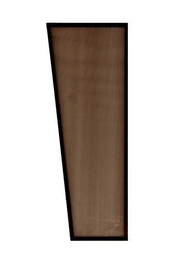 Ścianka do daszku łukowego 180x50x30 dymna