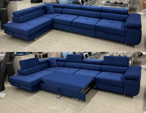 DUŻY NAROŻNIK DO SALONU WILD MAXI 350 cm + Spanie