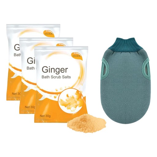 Imbirowy Peeling Do Kąpieli 30G Złuszcza,