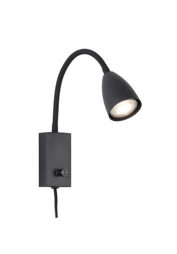 LAMPA KINKIET REGULOWANY+WYŁĄCZNIK+KABEL RAB