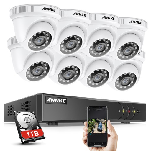 ANNKE System kamer bezpieczeństwa 8CH CCTV-1TB