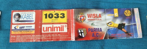bilet Wisła Kraków - AC Parma