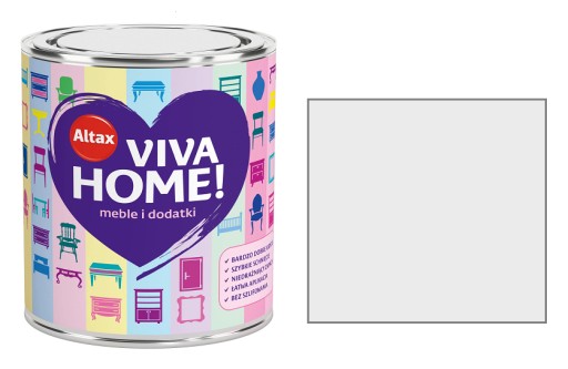 ALTAX VIVA HOME 0,75L - PIERWSZY ŚNIEG - BIAŁY MAT