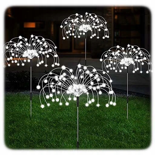 2X LAMPA SOLARNA OZDOBA OGRODOWA DMUCHAWCE 150 LED