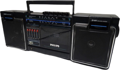 Philips d8164 / 30 boombox radioodtwarzacz Radiomagnetofon
