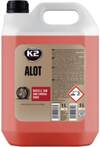 K2 - ALOT - DO MYCIA FELG PLANDEK RAM PODWOZI - 5L
