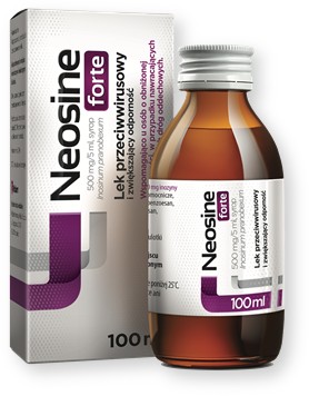 Neosine Forte syrop 0,5 g/5ml 100 ml