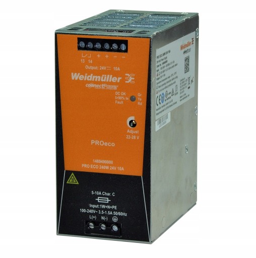 Zasilacz Weidmüller PRO ECO 240W 24V 1469490000