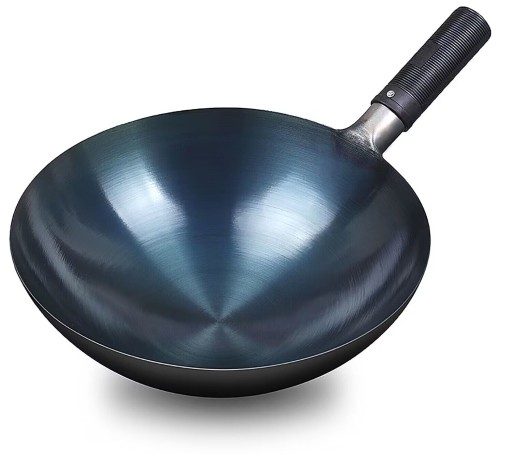 Wok 36 cm piec gazowy żelazny donicz