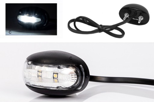 Lampa obrysowa LED do przyczepy lawety busa naczepy ciężarówki FT-012