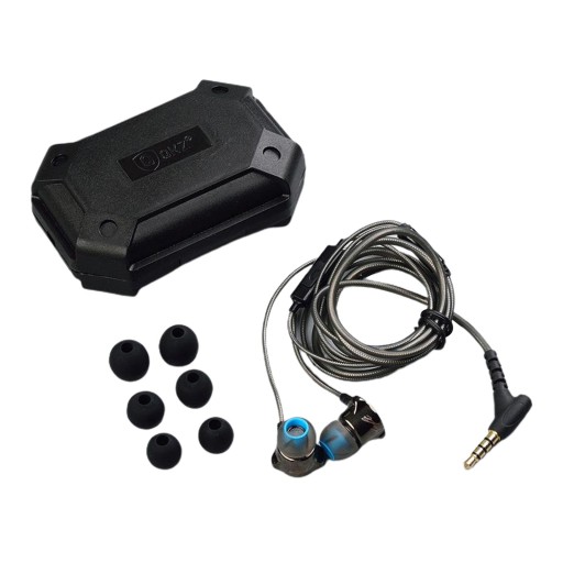 QKZ DM7 Słuchawki metalowe stereo z izolacją szumów 3,5 mm douszny zestaw s