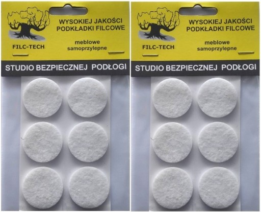 ZESTAW FILC POD MEBLE KRZESŁA PODKŁADKI FILCOWE