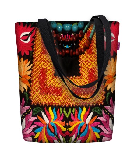 Torebka płócienna miejska shopper na ramię Bertoni Sunny - Monterrey