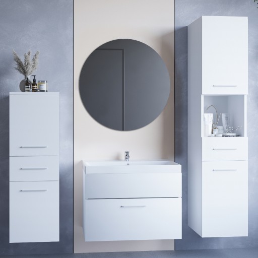 Meble do łazienki LIPSY Biały laminat