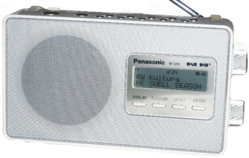 Radio PANASONIC RF-D10|DAB+|FM|RDS|PAMIĘĆ 10 STACJ