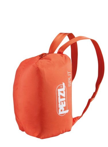Torba na linę z płachtą Petzl Split - red/orange