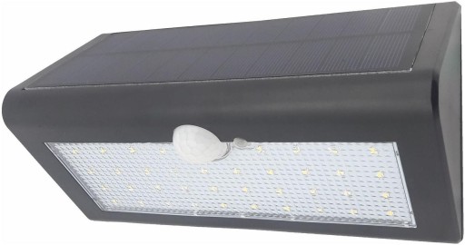 Lampa solarna 38 led, czujnik ruchu zmierzchu 500 Lm, ZIMOWA.