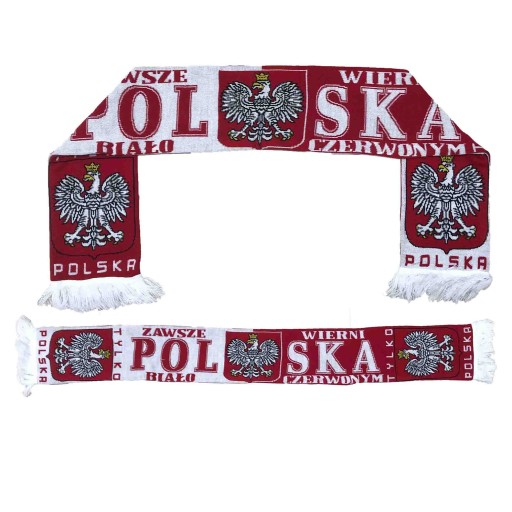 szal szalik kikbica POLSKA dziany wzór 4