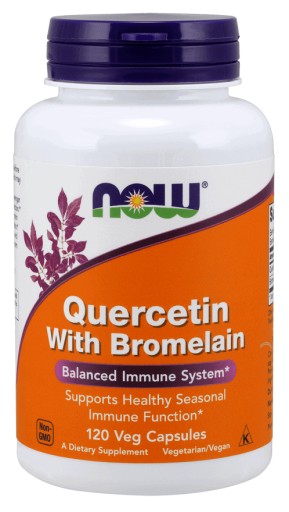 NOW FOODS Quercetin with Bromelain 120VegeCaps