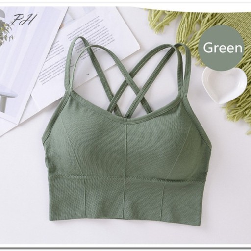 Fitness Sports Bra Women Shockproof Sexy High