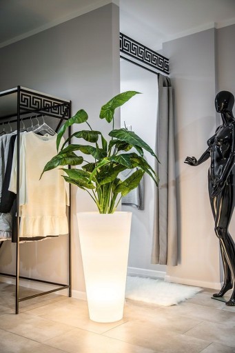 LED-BLumentopf OZDOBNA ŚWIECĄCA DONICA