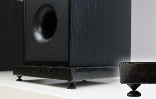 Kamienna granitowa podstawa pod audio hifi 35x26cm