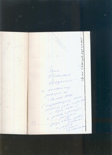 autograf Tadeusz Chróścielewski