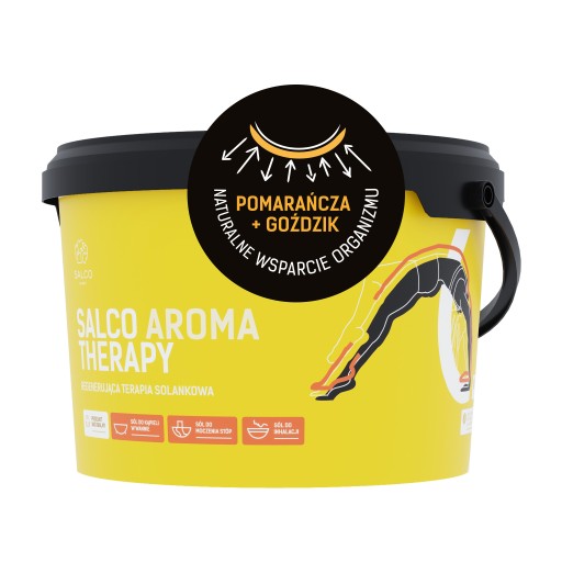 SÓL DO KĄPIELI bocheńska SALCO THERAPY AROMA Pomarańcza & Goździk 3 kg