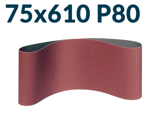 PAS BEZKOŃCOWY KLINGSPOR 75x610 P80 LS 307X