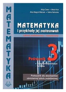 Matematyka i przykłady zast. 3 LO podręcznik ZPiR