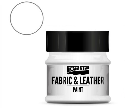 PENTART FARBA DO TKANIN I SKÓR BIAŁY 50ML