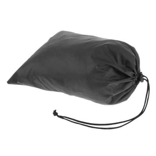 Waterproof Drawstring Stuff Bag for Clothes Shoes black