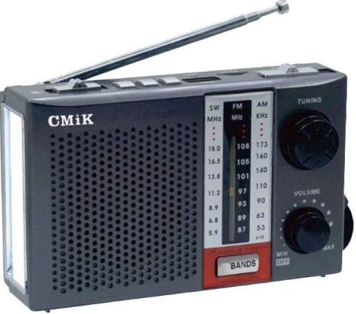RADIO PRZENOŚNE TURYSTYCZNE LAMPKA LED AM/FM AKUMULATOR USB