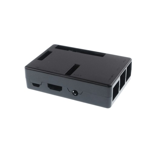 Obudowa do Raspberry Pi 3/2/B+ czarna na zatrzaski