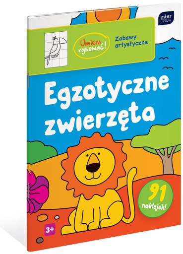 KOLOROWANKA INTERDRUK EGZOTYCZNE ZWIERZĘTA