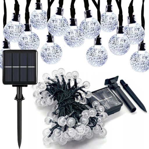 LAMPKI SOLARNE OGRODOWE GIRLANDA OZDOBA TARAS ZEWNĘTRZNE 22M 200LED