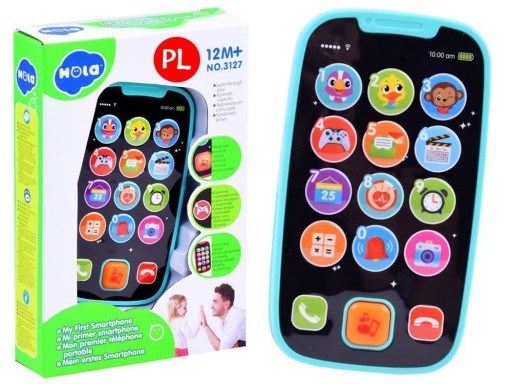 interaktywny TELEFON dla maluszka w j. polskim