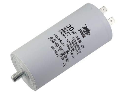 Kondensator silnikowy JYC JY-103 30uF/450V 30 µF 450 V