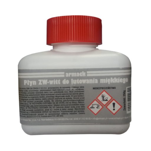 PŁYN DO LUTOWANIA MIĘKKIEGO ARMACK ZW-WITT 250g