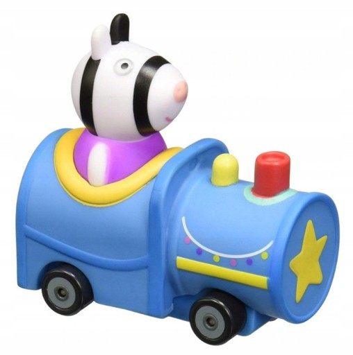 Świnka Peppa Zebra Zoe w pojeździe